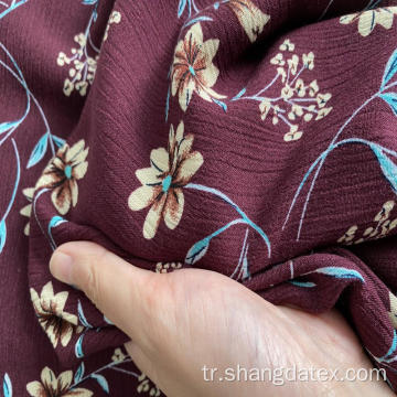 Shaoxing Textil Crepe Rayon Baskı için Baskı